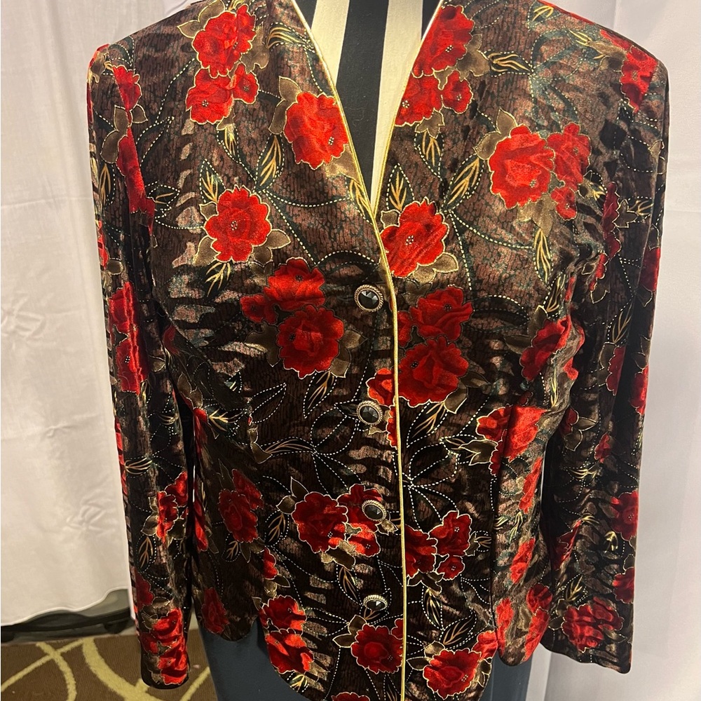 R.K. Evening Lovely Velvet jacket.